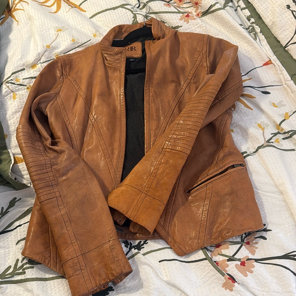 Banana republic leather jacket